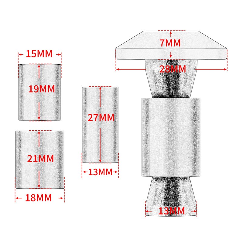 CXEPI Motorcycle Handlebar Weights, Universal Handlebar Ends for Diameter 22