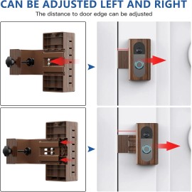 Blink, Ring Anti-Theft Video Doorbell Mount Compatible with Ring/Blink Wireless