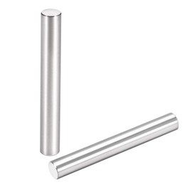 sourcing map 15Pcs 6mm X 45mm Dowel Pin 304 Stainless Steel Cylindrical Shelf Support Pin Fasten Elements Silver Tone