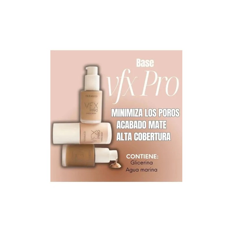 Vfx Pro Foundation Farmasi / Camera Ready 30ml