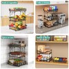 Giwil 3 Tier Countertop Fruit Mesh Basket for Kitchen, Vegetable