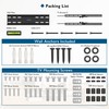 BONTEC TV Wall Mount Tilting for 23-60 inch TVs, Low