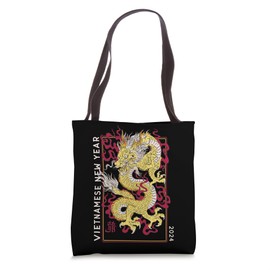 Vietnamese New Year Dragon Tote Bag