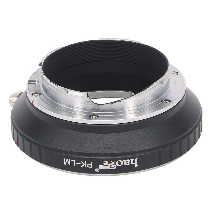 Haoge レンズマウントアダプター Pentax K PK マウントレンズからLeica M LMマウントカメラ用 M240、M240P、M262、M3、M2、M1、M4、M5、CL、M6、MP、M7、M8、M9、M9-P、Mモノクロ、M-E、M、MM-P、M10、M-Aなど。