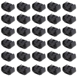 Car Brake Line Clip, Pack of 50 Car Brake Hose Clips, Black Brake Line Holder, Brake Hose Clip, Brake Line Holder Brake Hose Clip