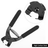QWORK Leather Belt Hole Punch Tool Silent Pliers, 6.7" Leather