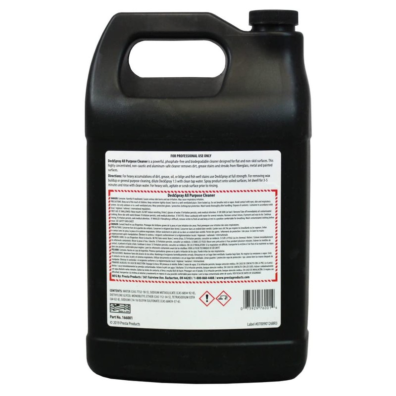 Presta Deck Spray All Purpose Cleaner - 1 Gallon
