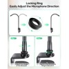 19-inch Universal Gooseneck Desktop Mic Stand【Heavy Duty】with Enhanced Desk Clamp