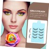 Healeved 5pairs Cotton Stalk False Eyelashes Natural Look Makeup Eyelash