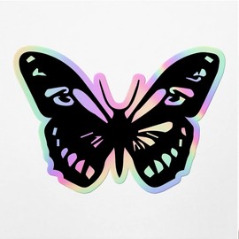 Holographic Decal Stickers of Fancy Butterfly Premium Waterproof Vinyl Decal Stickers for Laptop Phone Accessory Helmet Car Window Mug Tuber Cup Door Wall Decoration ANDVER350437bHO