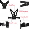 Walway Adjustable Chest for Mount Harness Most Action Cameras, Fully