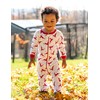 Leveret Kids Baby Boys Girls Footed Cotton Pajama Reindeer Size