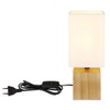 Globo LED Table Lamp Dimmable with Remote Control Wooden Lamp