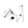 2Pcs Chrome Zinc Alloy Handle Cabinet Cabinet Locks, switchgear, Control