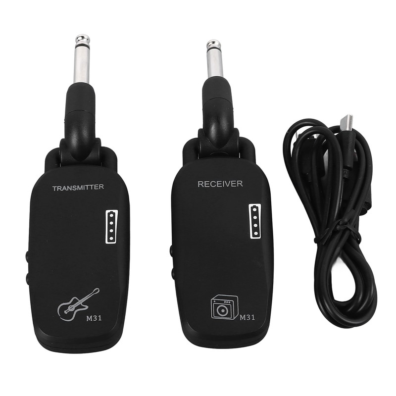 Wireless Guitar Transmitter Receiver System 50meter Bluetooth Audio Transmit Universal