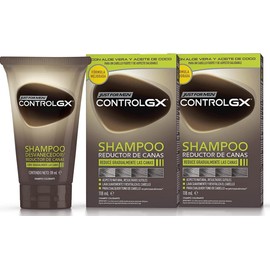 Just For Men Control GX Grey Reducing Shampoo for Grey Hair with Coconut Oil & Aloe Vera, New Improved Formula - All Shades, 118 ml - Pack of 3