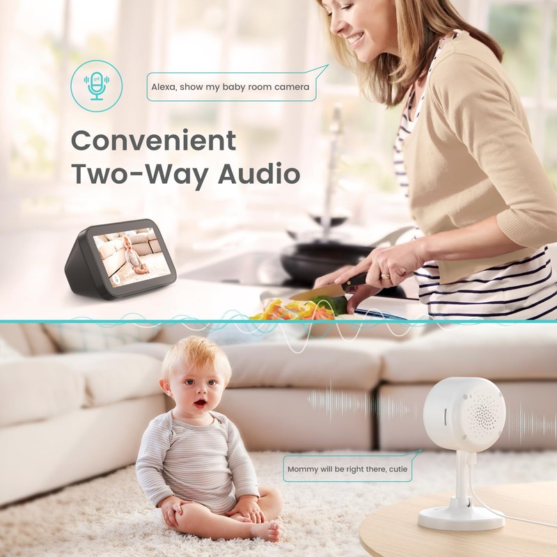 Little elf Camera 2 Pack, Litokam 2K Indoor Security Camera