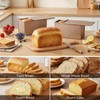 3 Pack pullman loaf pan with lid: pullman loaf pan