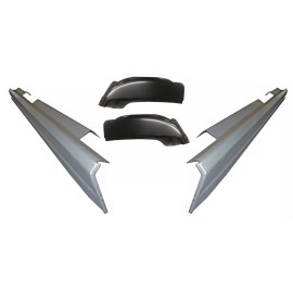 MotorCity-SheetMetal 2001-2006 CHEVY SILVERADO SIERRA  4DR CREW CAB ROCKER PANELS AND CAB CORNERS KIT