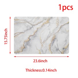 Anphly Bathroom Kitchen Floor mat, Absorbent, Non Slip, wear-Resistant, Machine Washable, Suitable for Kitchen, Bathroom, Family Hotel 24 * 16 inches