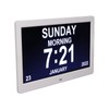 Digital Photo Frame 10in 1024x600 LCD Alarm Clock Remote Control