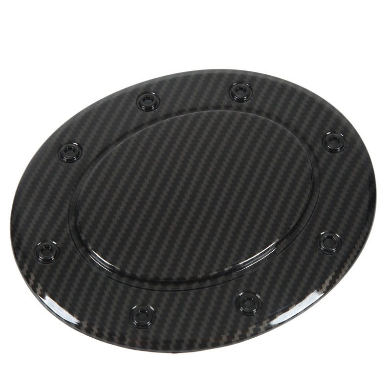 Gas Cap Cover Carbon Fiber Pattern Fuel Tank Door Cover