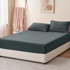 RUIKASI Double Fitted Sheet Deep - Dark Grey Bottom Sheet