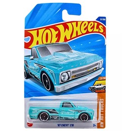 Hot Wheels 67 Chevy C10 Teal, HW Hot Trucks 2/10