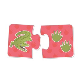 Galt, Paw Print Puzzles, Jigsaw Puzzles for Kids, 22 x 2 Piece Puzzles, Ages 3 Years Plus