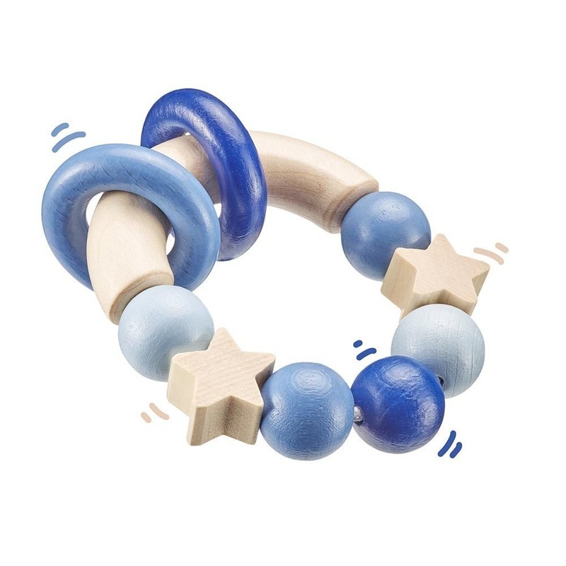 Selecta Bellybutton Lucky Gripper Baby Grasping Toy