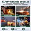 ​Dual Lens Welding Safety Glasses – ANSI Z87.1 Certified –