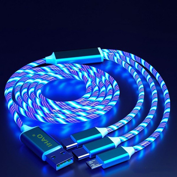 IHAO Multi Connectors Fast Charging Cable 3 Combinations in One