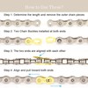 SUNTRADE 8 Pairs Bicycle Missing Link, 6/7/8/9/10/11/12 Speed Bike Chain
