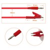 DollaTek 2Pcs 15A 4mm banana plug to alligator clip clamp
