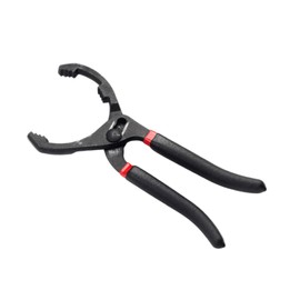 Oil Filter Pliers Adjustable Pliers Filter Wrench Oil Filter Pliers Large Oil Filter Tool Oil Filter Pliers Black Oil Filter Pliers Adjustable with Non-Slip Handle for Oil Filter from Diameter 45 mm