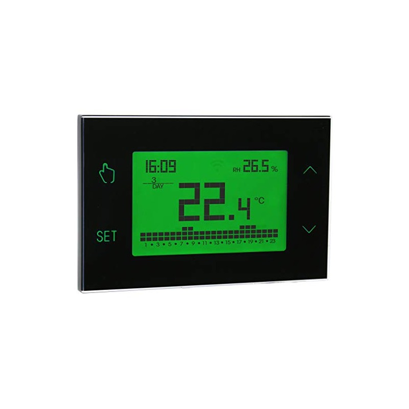 VEMER VE771700 TUO Digital Heating Thermostat with Touchscreen LCD Display,