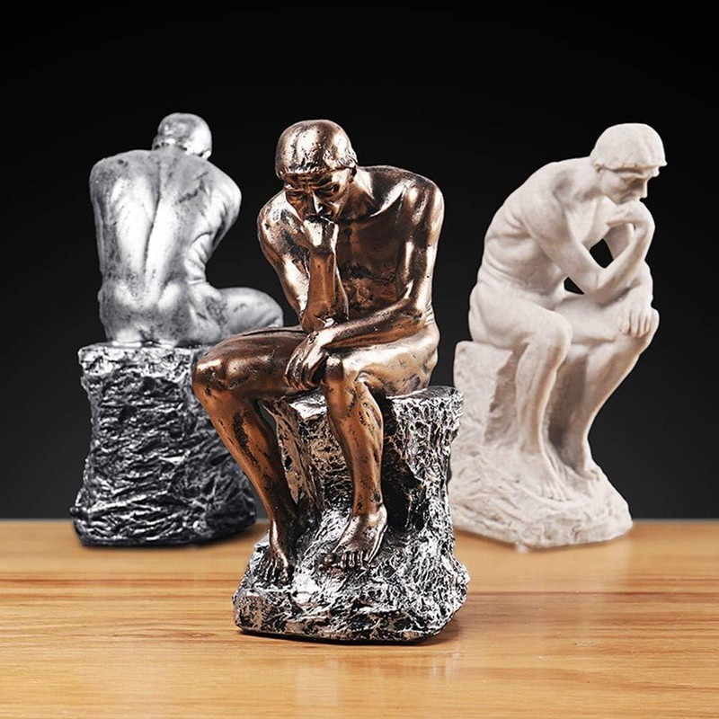 Aendu Creative Thinker Statues Individual Figurine for Living Room Decor