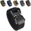 fogman Tactical Belt, Airsoft Belt, Climbing, One-Touch, Stylish, Stretchable, Black