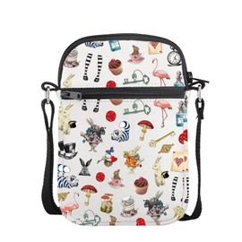 AKTAP Fairy Tales Alice Gifts I'll Decide Where It Goes From Here Crossbody Bag Wonderland Shoulder Strap Movie Fans Purse (CB, This is My Dream Mini CB-HT)