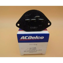 General Motors NOS GM AC Delco 1982-1992 Corvette Camaro Firebird GN TTA Blower Motor Resistor