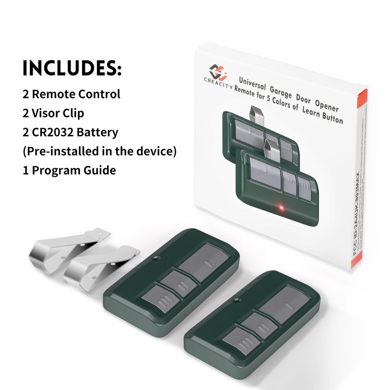2 for Chamberlain LiftMaster Craftsman Garage Door Opener Remote 893LM