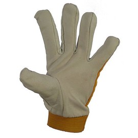 Nappaleder-Handschuhe KHANPUR, gefüttert, mit Klettverschluß Gr. 11