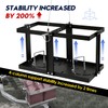 Gas Can Holder for Trailer, Fuel Jug Holder, with 4
