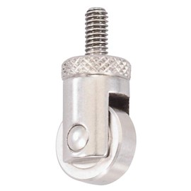 Starrett Small Hardened Roller Contact with Knurled Check Nut - for Position The Contact on Indicator Spindle - No. 4-48 Screw Thread - 25W