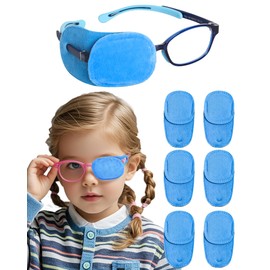 VEEJION 6PCS Eye Patches for Kids Girls Boys with Lazy Eye,Medical Treat Lazy Amblyopia for Left & Right Eyes,Kids Eye Patch for Glasses