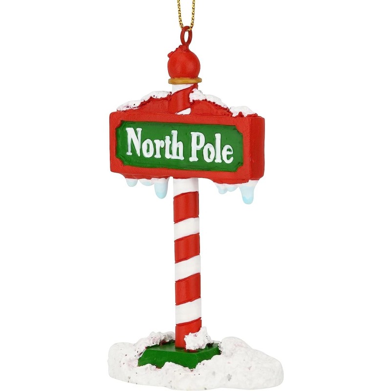 Tree Buddees The North Pole Sign Covered in Snow Cute