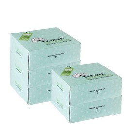 Embossed Soft Cotton Pads, 300 sheets x 5 boxes, Total 1,500 sheets, 100% Pure Cotton / 엠보싱 소프트 화장솜 300매 x5박스 총1500매 순면100%