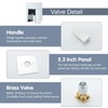 COXOVAY Single Function Shower Valve Wall Mount Shower Handle Valve