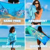 Microfiber Lightweight Beach Towel Sand Free Quick Dry Absorbent Thin