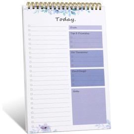 Vibrant Focus To Do List notepad - To Do List Notebook for Work with 52 Sheets, Undated Daily Planner Perfect for Daily Tasks and Goal Setting, To Do List Notepad Suitable for Office, Desk, Classroom,
